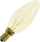 Kaarslamp goud 25W kleine fitting E14