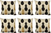 Baytex Sierkussen Gold Black Gold - 6 Stuks