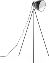 TAMEGA - Staande lamp - Zwart - Metaal