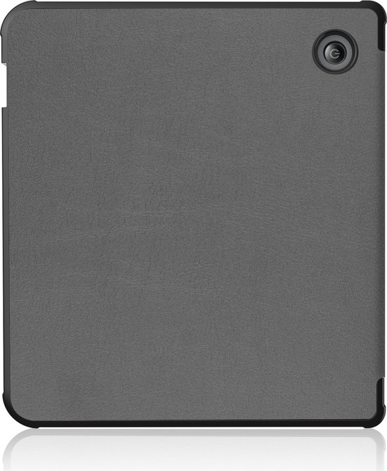 Hoes Geschikt voor Kobo Libra 2 Hoesje Bookcase Cover Hoes Trifold - Hoesje Geschikt voor Kobo Libra 2 Hoes Cover Case - Grijs van Accezz — afbeelding 4