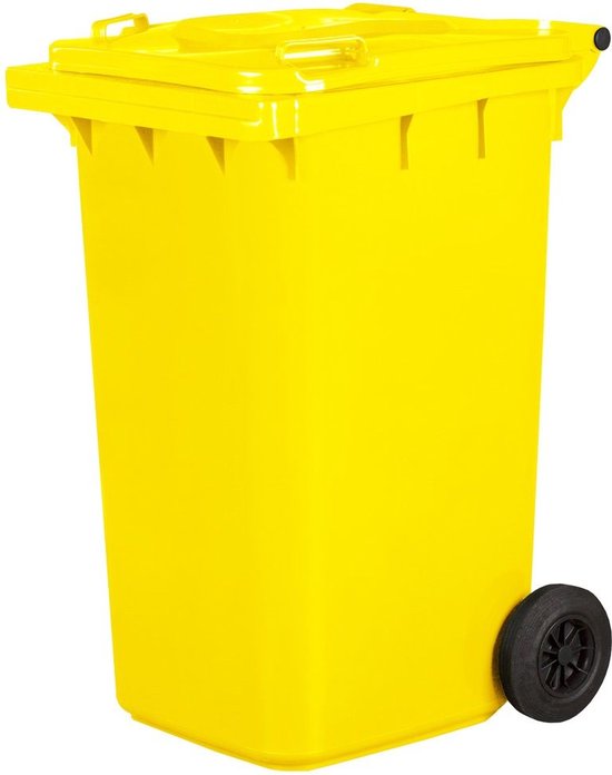 Foto: Kliko mini container 240 liter geel