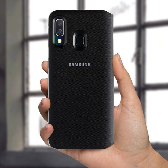 Samsung Flip Wallet Hoesje - Samsung Galaxy A40 - Zwart - Samsung