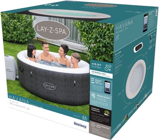 Bestway Jacuzzi Lay Z Spa Havana Inclusief Onderhoudspakket bestway-jacuzzi-lay-z-spa-havana-inclusief-onderhoudspakket