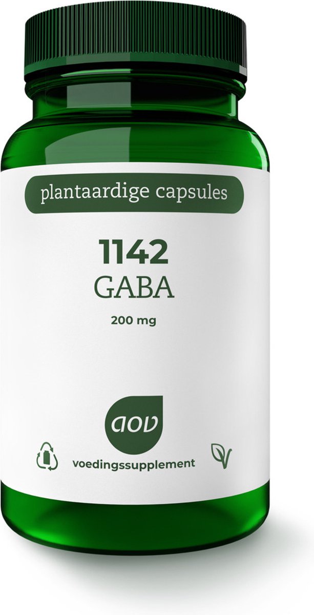 Goedkoopste AOV 1142 GABA - 60 vegacaps - Aminozuur - Voedingssupplement