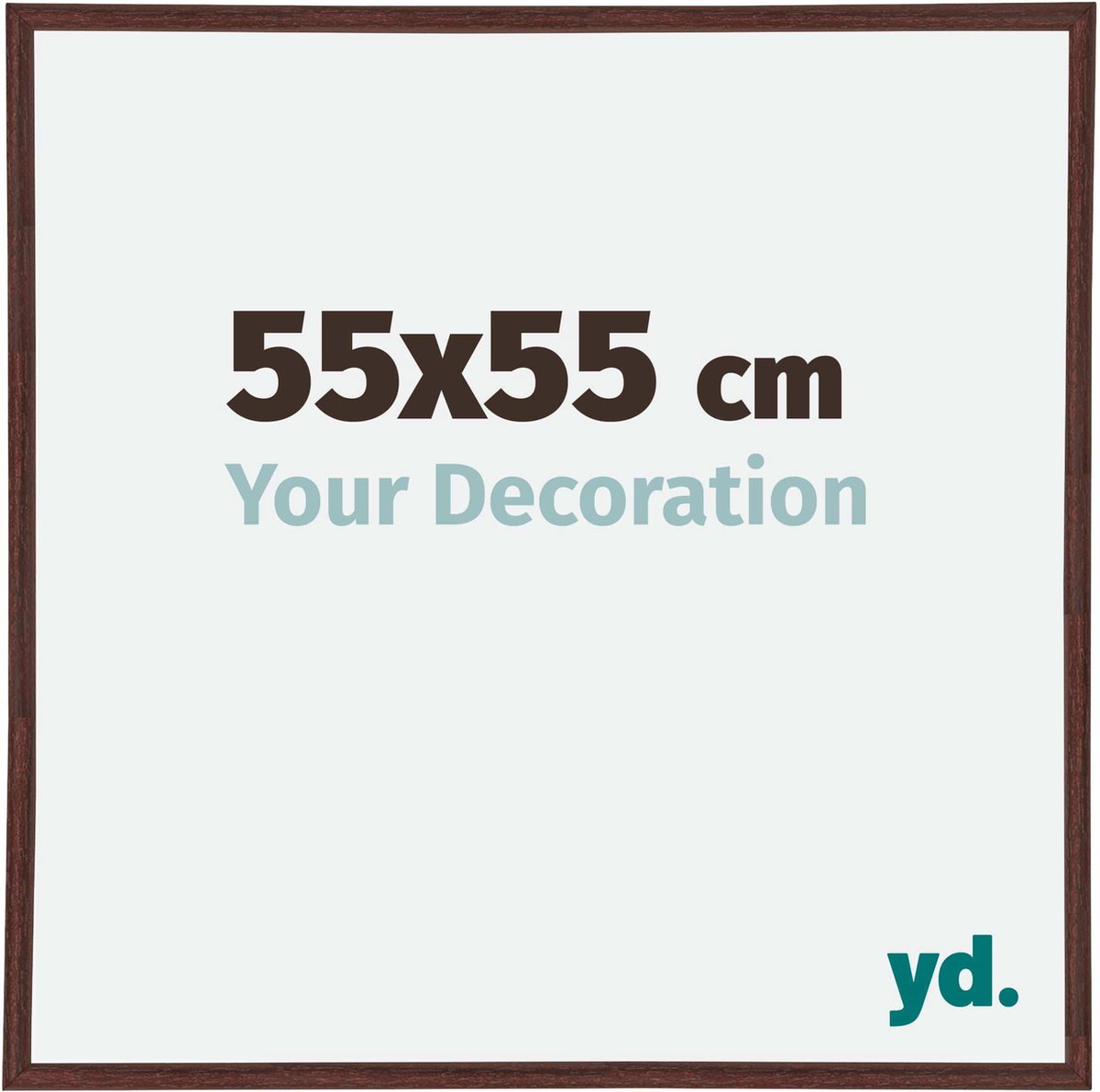 yd. Your Decoration - Fotolijst 55x55 cm - Kunststof - Bruin - Annecy