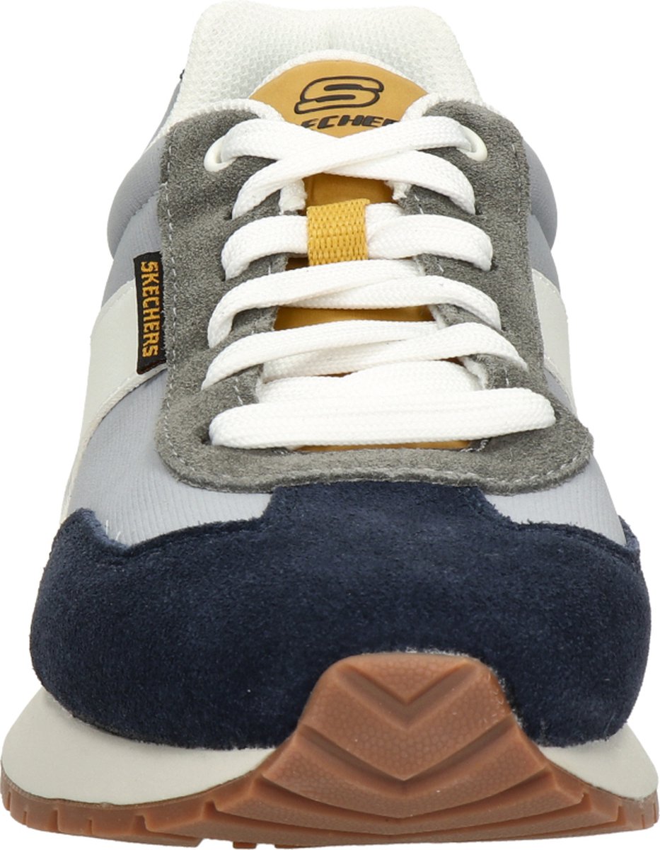 Skechers Sunny Dale heren sneaker - Blauw multi - Maat 47,5 | bol.com