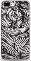 Casetastic Softcover Apple iPhone 7 Plus / 8 Plus - Wavy Outlines Black