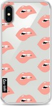 Casetastic Softcover Apple iPhone X - Lips everywhere