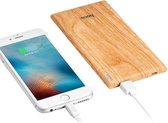 Hoco B10 Powerbank Hout patroon - 7000mAh - Quick Charge Snellader