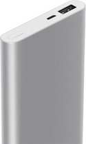 Xiaomi Mi 2 Powerbank - 10.000 mAh - Snellader - Metallic Zilver