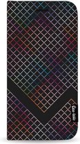 Casetastic Design Hoesje voor Samsung Galaxy S9 Plus - Wallet Case - Rainbow Squares Print