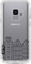 Samsung Galaxy S9 hoesje Amsterdam Canal Houses Casetastic Smartphone Hoesje Hard Cover case