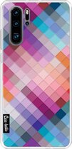 Casetastic Huawei P30 Pro Hoesje - Softcover Hoesje met Design - Seamless Cubes Print