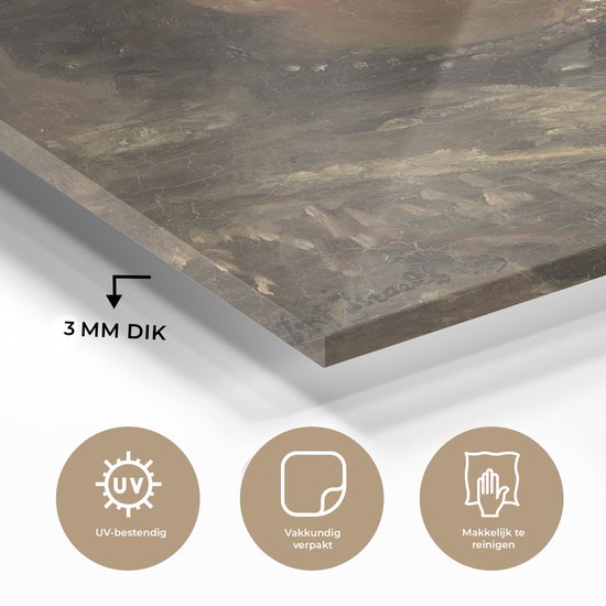 Etude de modèle de Sijtje van Bemmel - Peinture de Jozef Israëls Plexiglass 30x40 cm - small - Tirage photo sur Glas (décoration murale en plexiglas)