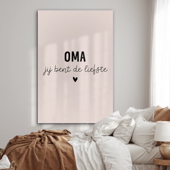 Cadeau grand-mère - Grand-mère tu es la plus douce - Rose - Coeur