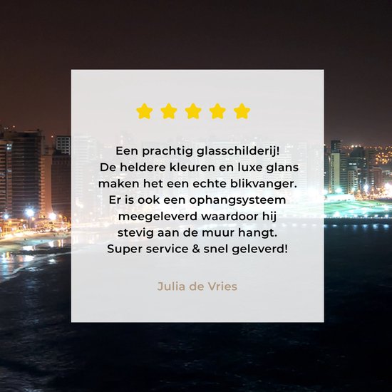 Vue de la mer à Fortaleza pendant la nuit au Brésil Plexiglas 30x20 cm - petit - Tirage photo sur Glas (décoration murale en plexiglas)