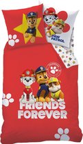 PAW Patrol Trio - Dekbedovertrek - Eenpersoons - 140 x 200 cm - Multi - Inclusief hoeslaken