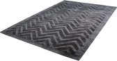 Kayoom Luxury Vloerkleed 160 x 230 cm Grijs/Antraciet