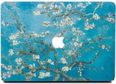 Lunso - cover hoes - Geschikt voor MacBook Air 13 inch (2010-2017) - Van Gogh amandelboom - Vereist model
