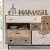 Decoratieve figuren Atmosphera Namaste Mangohout (54 x 3,5 x 10 cm)