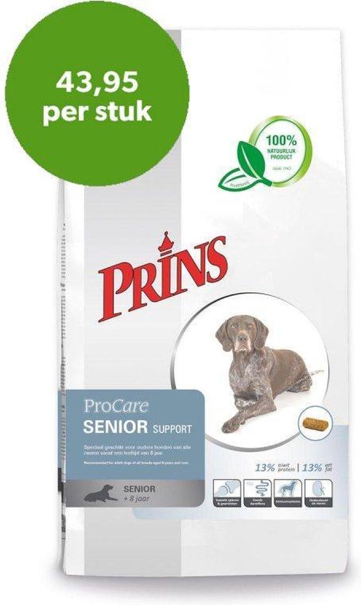 Prins 2 stuks Prins ProCare Senior Support 15kg