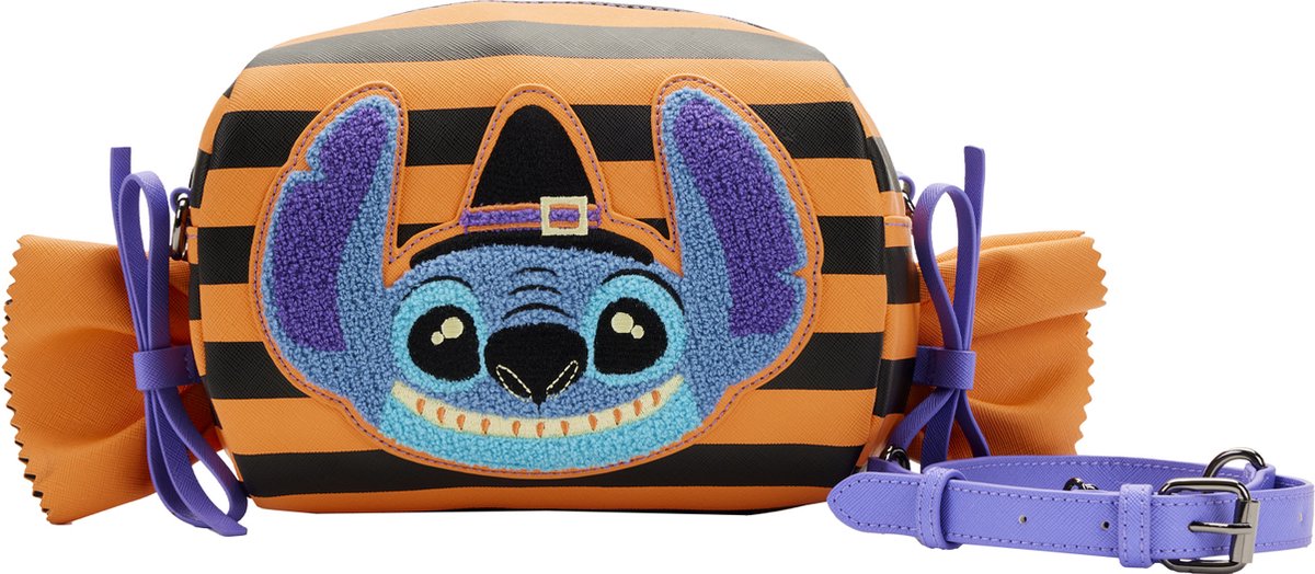 Disney Loungefly Crossbody Bag Lilo & Stitch Halloween Candy Wrapper