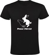Paasei fabriek Heren T-shirt | pasen | easter | ei | konijn | kip | boerderij | humor | grappig