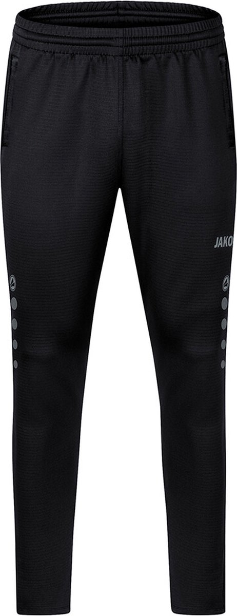 Jako Challenge Trainingsbroek Kinderen - Zwart / Steengrijs | Maat: 128