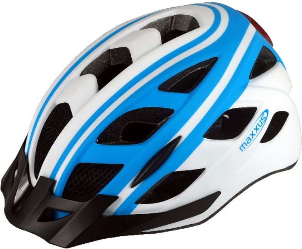 Helm Urban Light Wit/blauw | Maat: 58-61