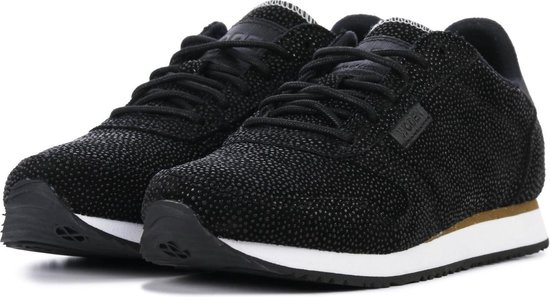 Woden Vrouwen Suède Lage sneakers / Damesschoenen Ydun pearl WL309 - Zwart  - Maat 38 | bol.com