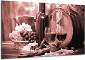 Peinture sur verre Vin, Cuisine | Marron, rouge | 120x70cm 1Hatch | Tirage photo sur verre |  F006749