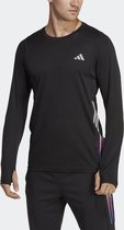 adidas Performance Run Icons 3-Stripes Longsleeve - Heren - Zwart - XL