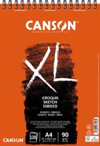 Canson de croquis Canson format XL 21 x 297 cm (A4) bloc de 120 feuilles