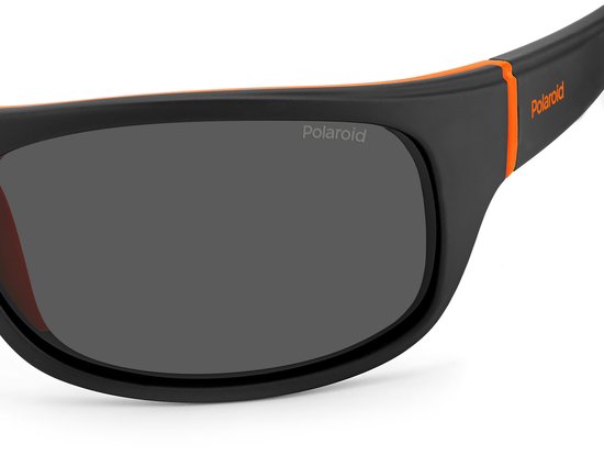 Polaroid Onbreekbare Extra Strong Polariserende Zonnebril Black & Orange Goed Omsluitende Bril Zwart van Polaroid — afbeelding 5