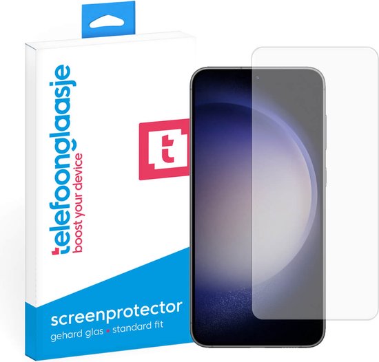 Telefoonglaasje Screenprotectors - Geschikt voor Samsung Galaxy S23 - Case Friendly - Gehard Glas Screenprotector - Geschikt voor Samsung Galaxy S23 - Beschermglas