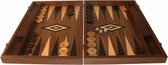 Walnoothout Backgammon - Zwarte inleg, 48 x 60 x 4 x 8 cm