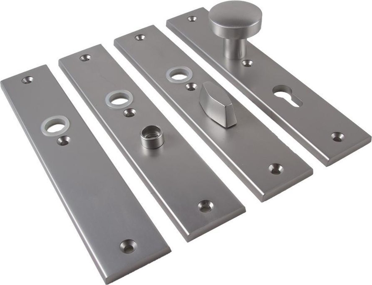 Ami Langschild - rechthoekig - 251x50x8mm - PC 92 - aluminium F-1