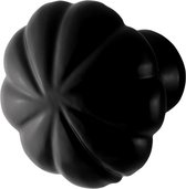 Meubelknop Lelie 40x36mm Zwart smeedijzer