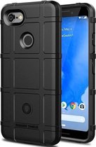 Hoesje voor Google Pixel 3 XL - Beschermende hoes - Back Cover - TPU Case - Zwart