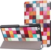 Lenovo Tab 4 8.0 hoes - Tri-Fold Book Case - Blocks