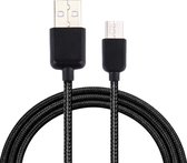 1 m USB-C / Type-C naar USB 2.0 Nylon geweven Data Sync-oplaadkabel, voor Galaxy S8 & S8 + / LG G6 / Huawei P10 & P10 Plus / Xiaomi Mi6 & Max 2 en andere smartphones (zwart)