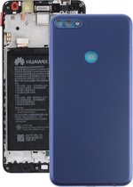 Achterklep met zijtoetsen voor Huawei Y7 (2018) (blauw)
