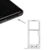 2 SIM-kaart Lade / Micro SD-kaart Lade voor Galaxy Note 8 (zilver)