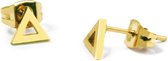 la Label Jewelry earstuds, triangle, G