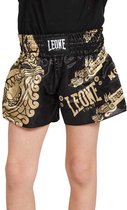 Leone1947 Montezuma Style Kick-thai Korte Broek Zwart L Man