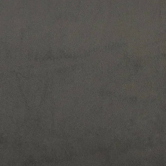 vidaXL Cadre de lit avec tête de lit Velours Gris foncé 80x200 cm