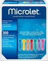 Microlet Lancetten - Diversen kleuren  200 St