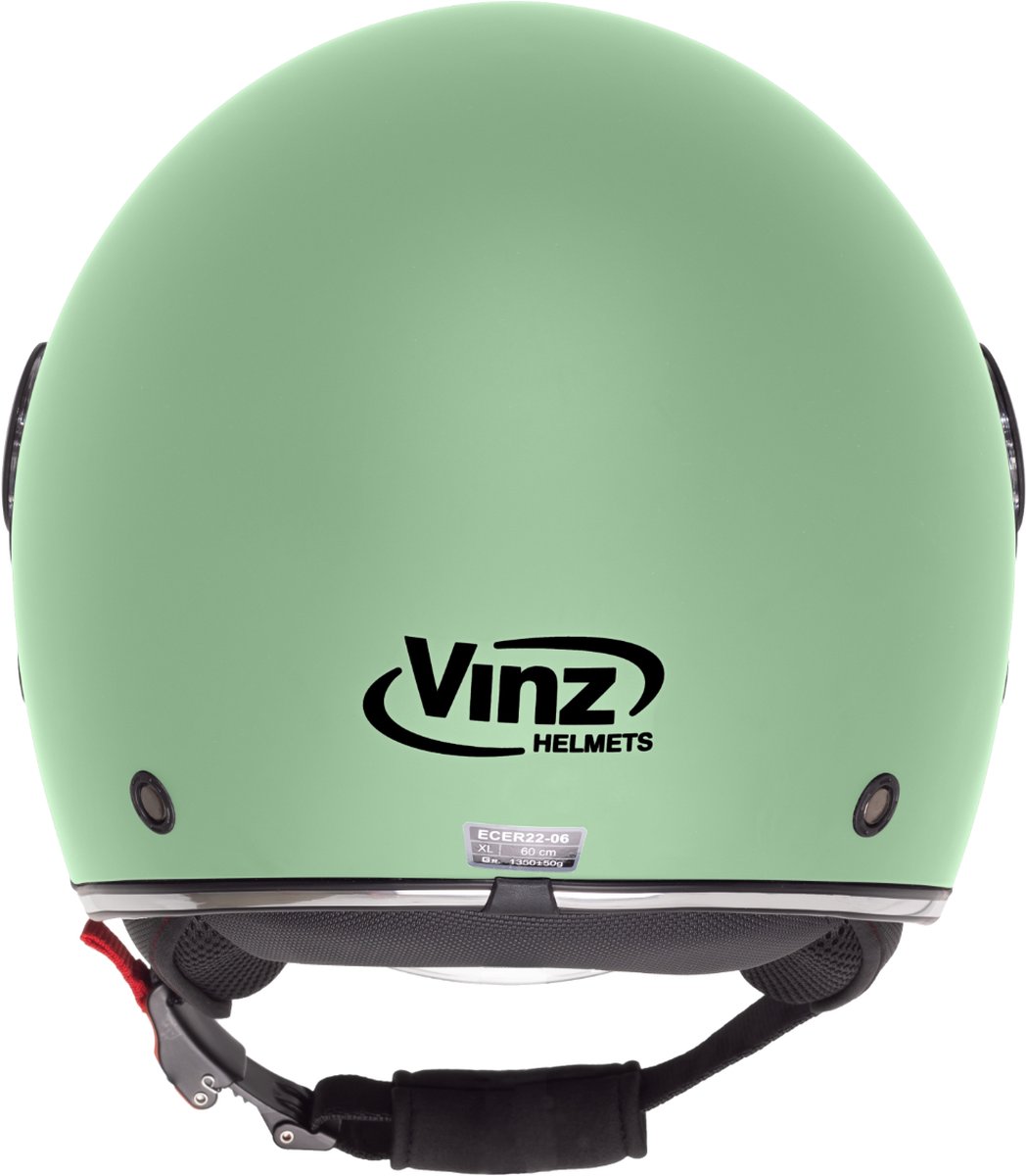 VINZ Pavia Casque Scooter avec double visière / Casque Jet / Casque de  cyclomoteur /