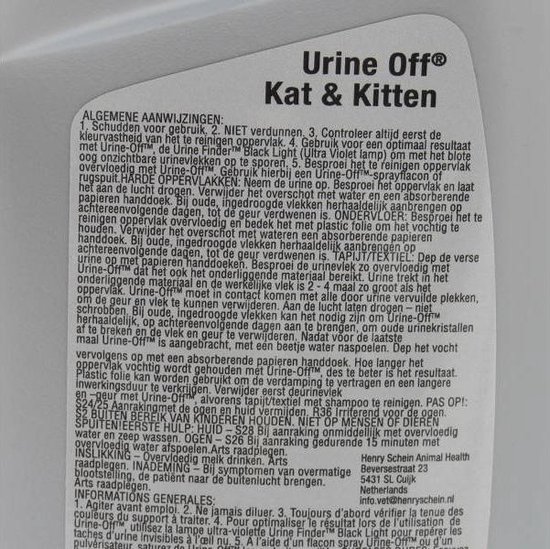 Urine Off Kat spray - 500 ml