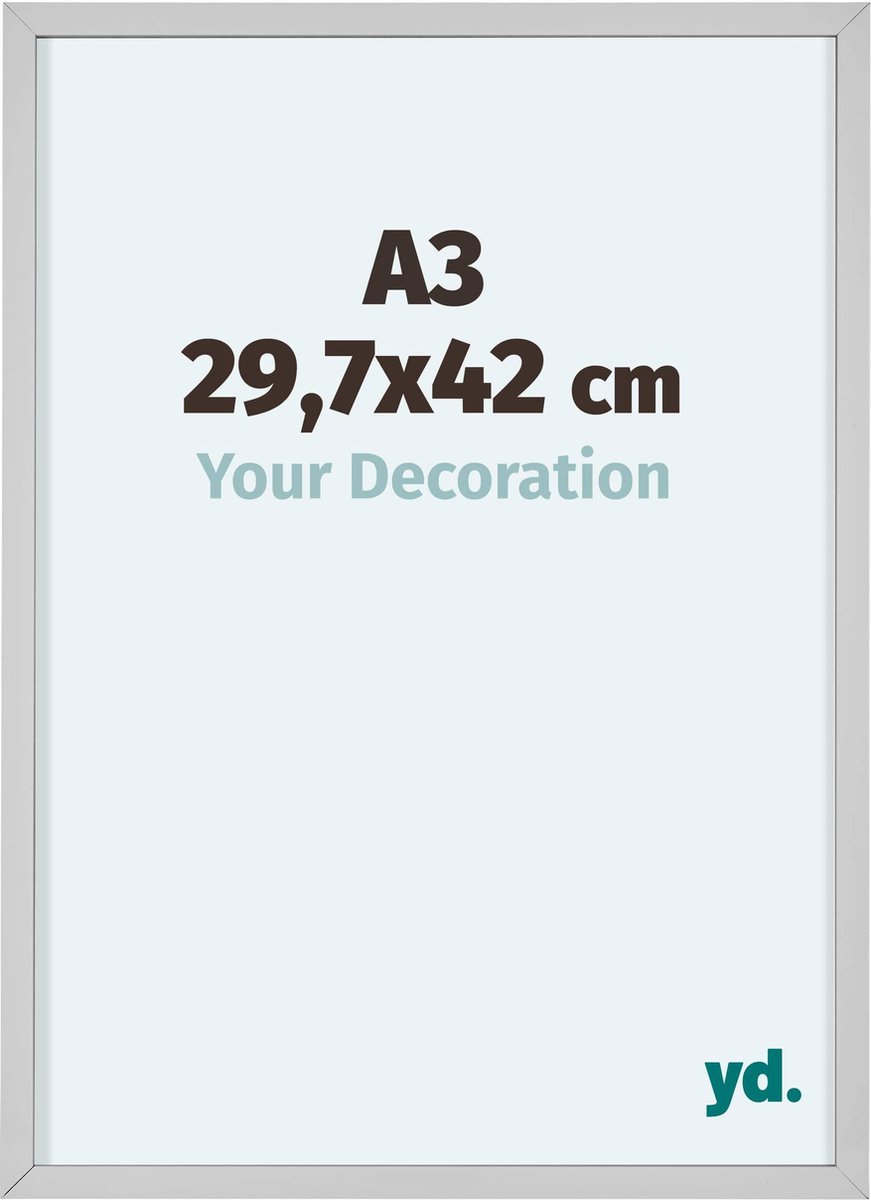 yd. Your Decoration - Fotolijst A3 29,7x42 cm - Aluminium - Wit - Virginia